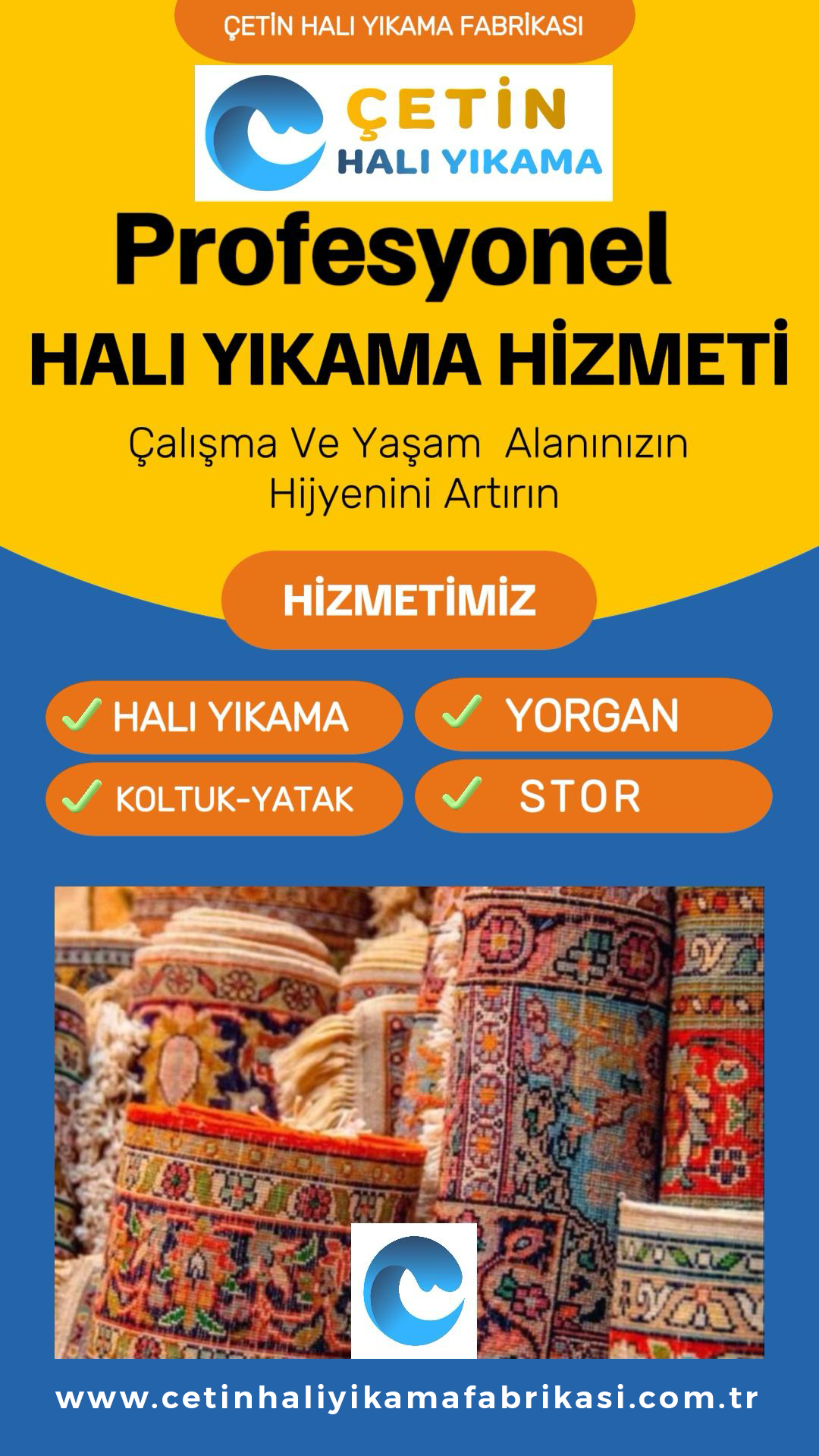Kapaklı Halı Yıkama Hizmetleri